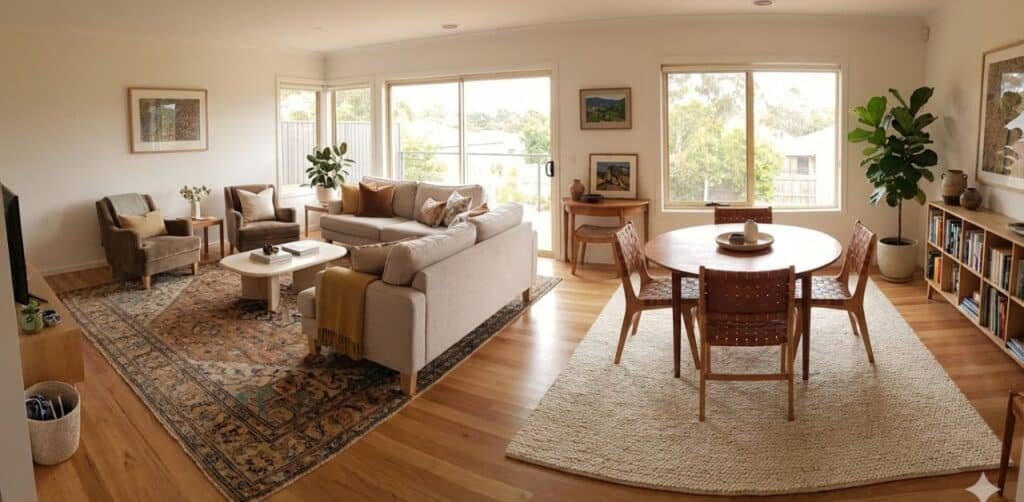 Rugs Define the Area