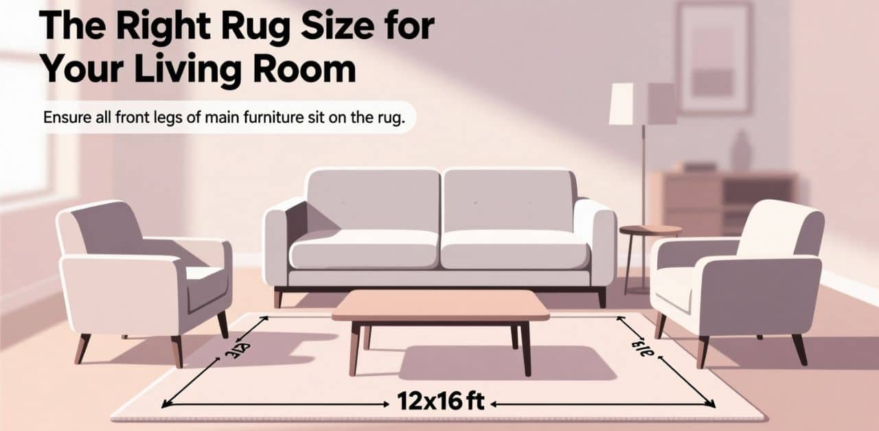 How to Choose the Right Rug Size for Your Living Room
