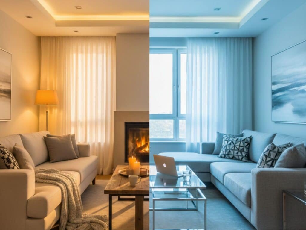 Warm vs Cool Lighting for Living Room: How to Choose the Perfect Glow 