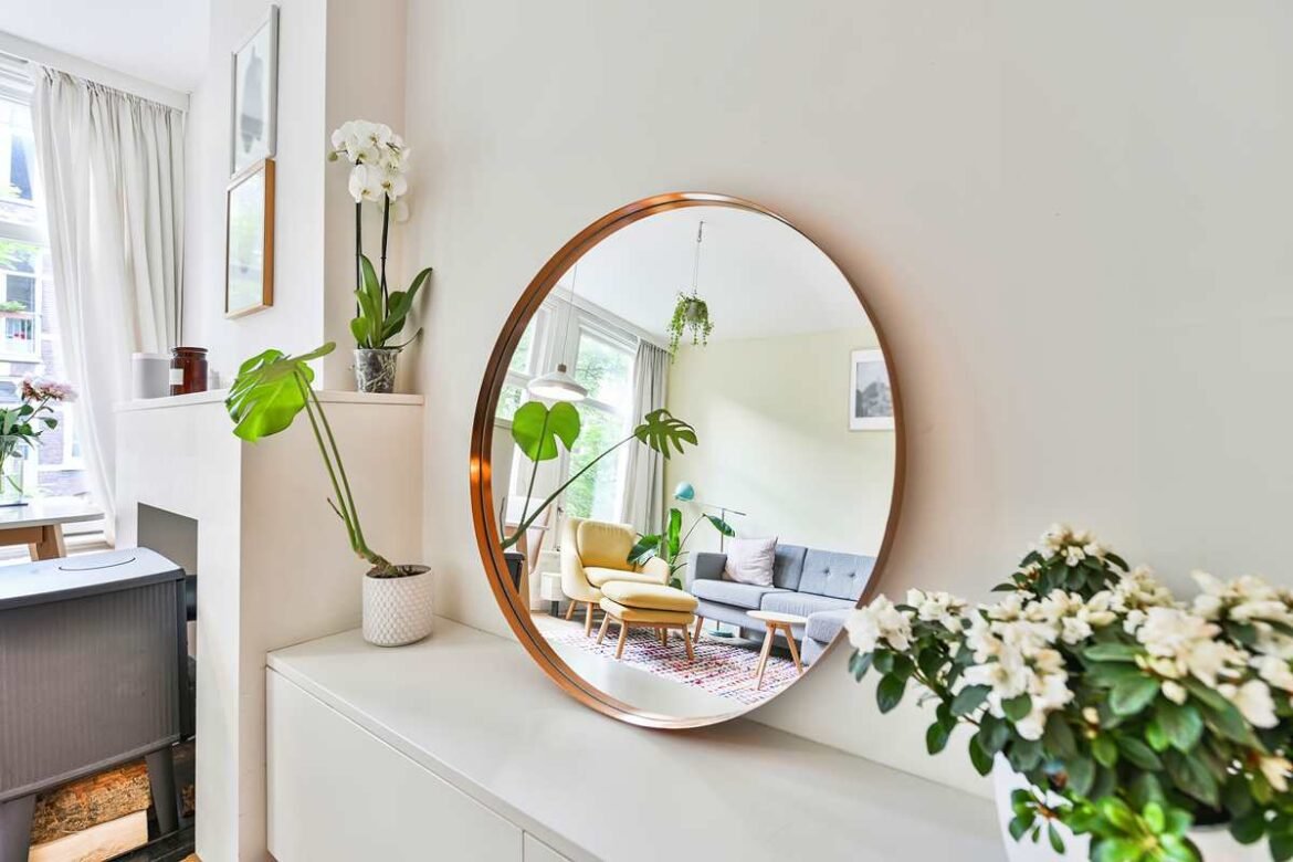 How to use mirrors to make a small room look bigger