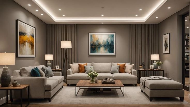 Best lighting for a small living room