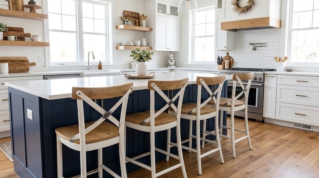 farmhouse bar stools