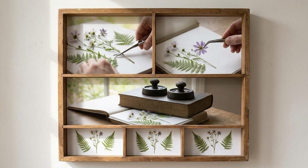press and frame flowers
